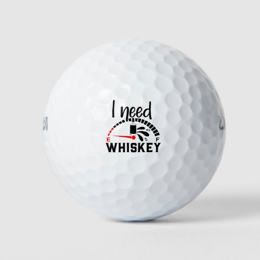 Balles De Golf Amoureux de Whiskey - Ventilateurs de Whiskey - Bo (Devant)