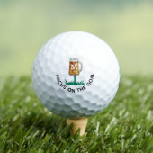 Balles De Golf Amusant humour 19th Tee Personnaliser Monogramme (T-shirt Insitu)
