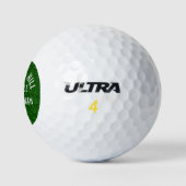 Balles De Golf Amusant Sur Les Ballons De Golf De Hill (Logo)