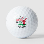Balles De Golf Amusants Best Christmas Père Noël Golf Par Par (Devant)