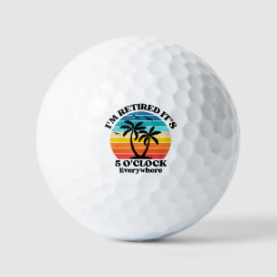 BALLES DE GOLF AMUSEMENT DE LA RETRAITE