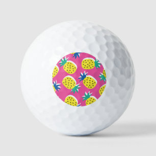 Balles De Golf Ananas Couleurs folles : Pop-Art chilien.