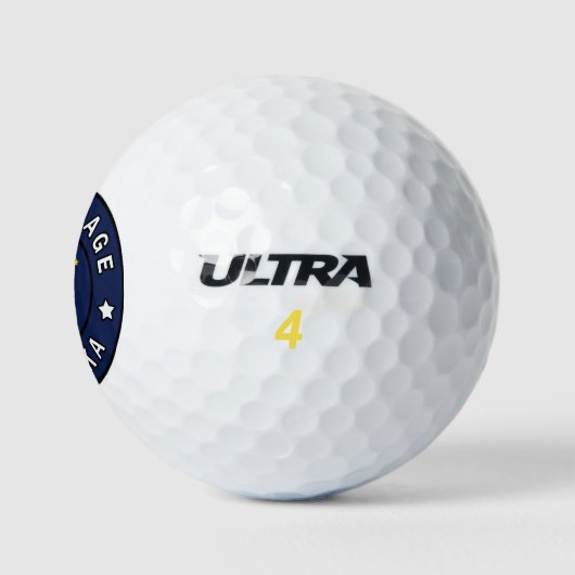 Balles De Golf Ancrage Alaska (Logo)