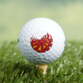 BALLES DE GOLF ANÉMONE DE MER ABSTRAITE (T-shirt Insitu)