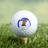 Balles De Golf Ange Airedale Terrier (T-shirt Insitu)