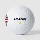 Balles De Golf Angleterre Drapeau et crête (Logo)