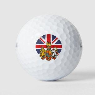 Balles De Golf Angleterre Drapeau et crête