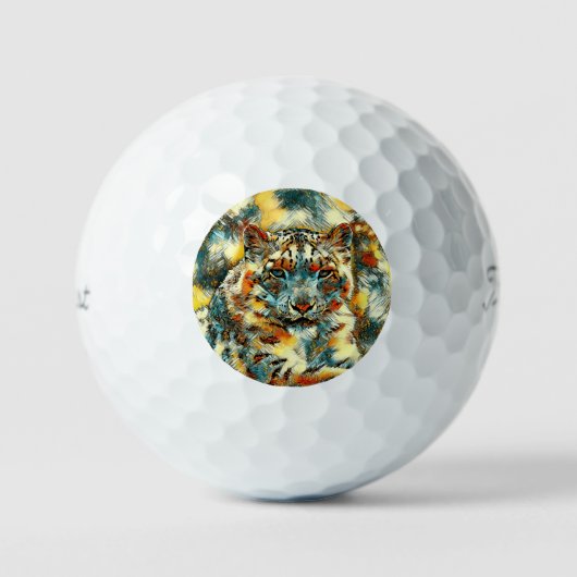 Balles De Golf AnimalArt_Leopard_001 (Recto)
