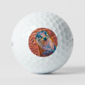 Balles De Golf AnimalMix_Otter_002 (Recto)
