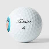 BALLES DE GOLF ANIME CARTOON GIRL (Logo)