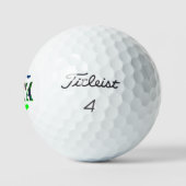 Balles De Golf Anita, Name Logo With Love Hearts, (Logo)