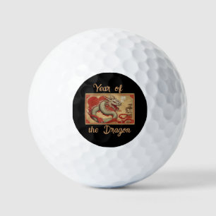 Balles De Golf Année du Dragon Golf Ball