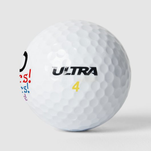 Balles De Golf Anniversaire 70 ans (Logo)