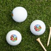 Balles De Golf Anniversaire de Noël (7) (Herbe in situ)