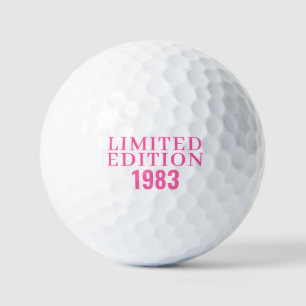 Balles De Golf Anniversaire Femme Golfeur Funny 40e heureux Quart