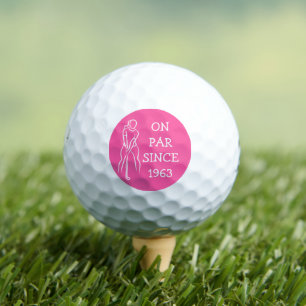 Balles De Golf Anniversaire Femme Golfeur Funny 60e heureux Par