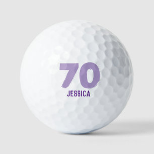 Balles De Golf Anniversaire Golfer Funny 70e heureux Maman Par