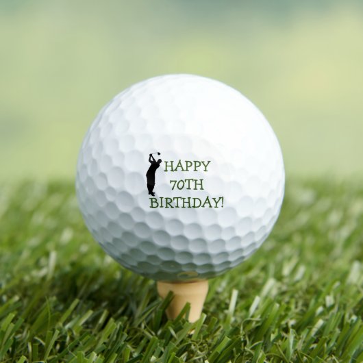 Balles De Golf Anniversaire Golfer Funny 70ème heureux Papa Golf  (T-shirt Insitu)