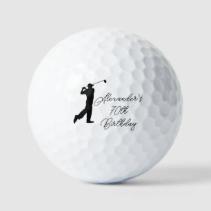 Balles De Golf Anniversaire Golfer Funny 70ème heureux Papa Golf