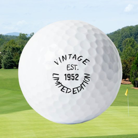 Balles De Golf Anniversaire Golfer Funny 70ème heureux Papa Golf 