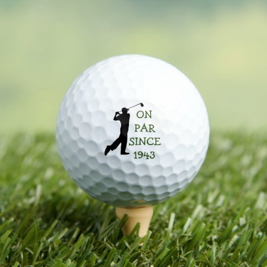 Balles De Golf Anniversaire Golfer Funny 80e heureux papa Par (T-shirt Insitu)