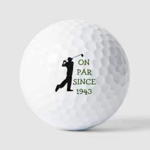 Balles De Golf Anniversaire Golfer Funny 80e heureux papa Par