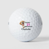Balles De Golf Anniversaire Labrador (Devant)