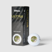 Balles De Golf Anole Lizard Photo Golf Balls (Emballage)