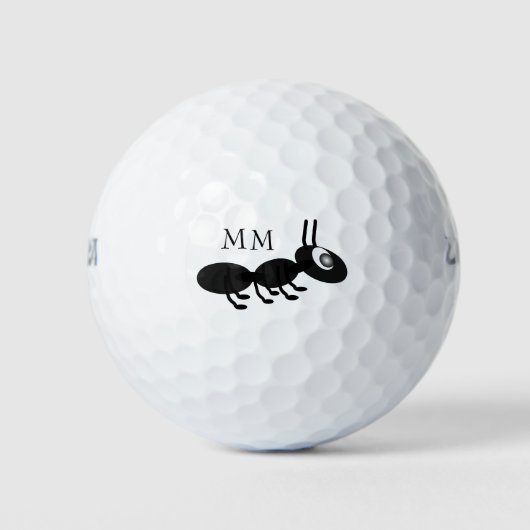 Balles De Golf Ant Design Monogrammé (Devant)