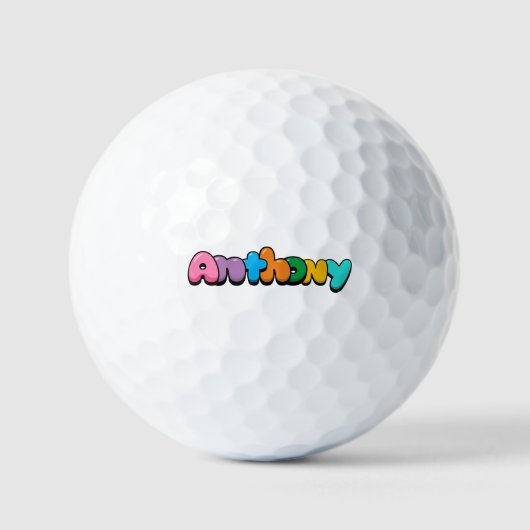 Balles De Golf Anthony (Recto)