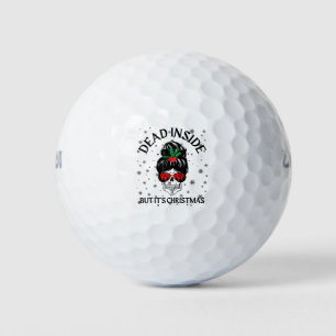 Balles De Golf Anti Noël quand tu es mort à l'intérieur mais c'es