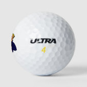 Balles De Golf AntiTrump Funny Meme Golf Balls (Logo)