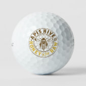 Balles de golf Apis Hive & Honey Co. (Recto)