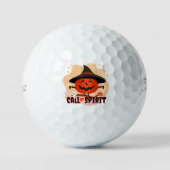 Balles De Golf Appel de l'Esprit d'Halloween (Recto)