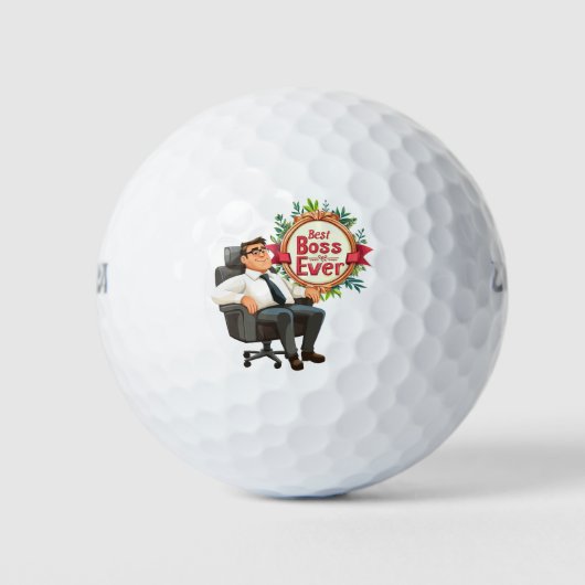 Balles De Golf Appréciation de l'employé du jour de la garde (Devant)