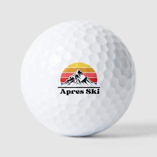 BALLES DE GOLF APRÈS SKI (Recto)