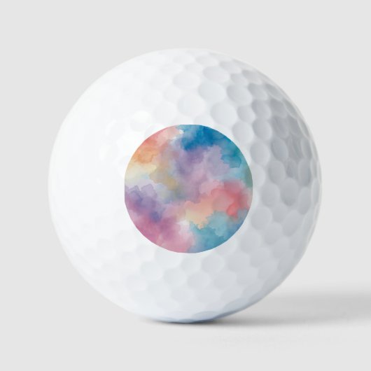 Balles De Golf Aquarelle (Recto)