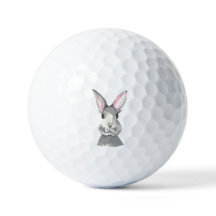 Aquarelle Gris adorable Lapin