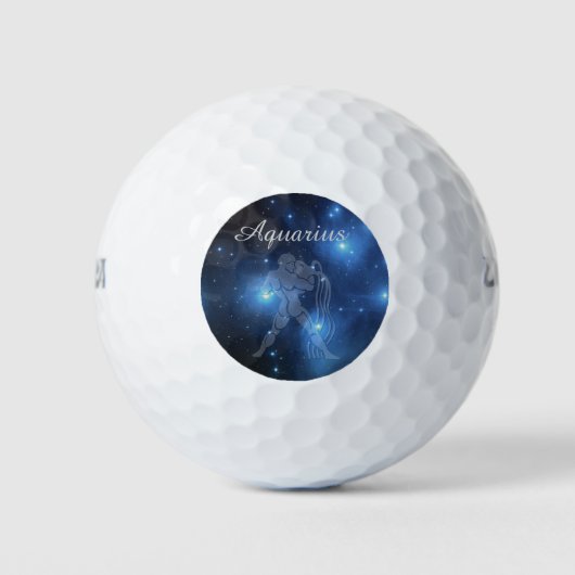 Balles De Golf Aquarius transparent (Devant)