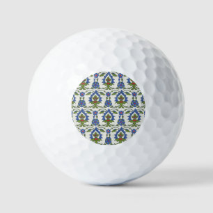 Balles De Golf Arabe Traditionnel : Carrelage Iznik sans couture.