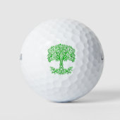 Balles De Golf Arbre Celtique Vert De Vie (Devant)