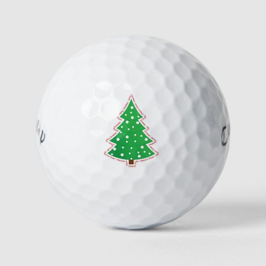 Balles De Golf Arbre de Noël
