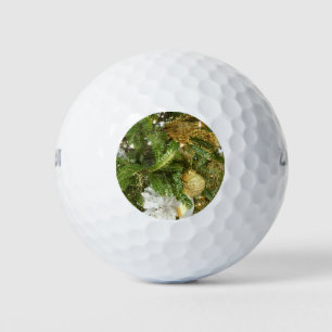 Balles De Golf Arbre de Noël I Argent et Or