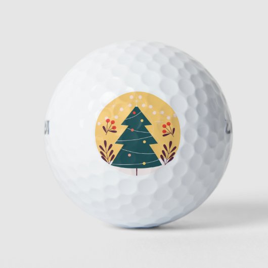 Balles De Golf Arbre de Noël x (Devant)