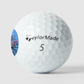 Balles De Golf Arbre tulipe en fleur (Logo)