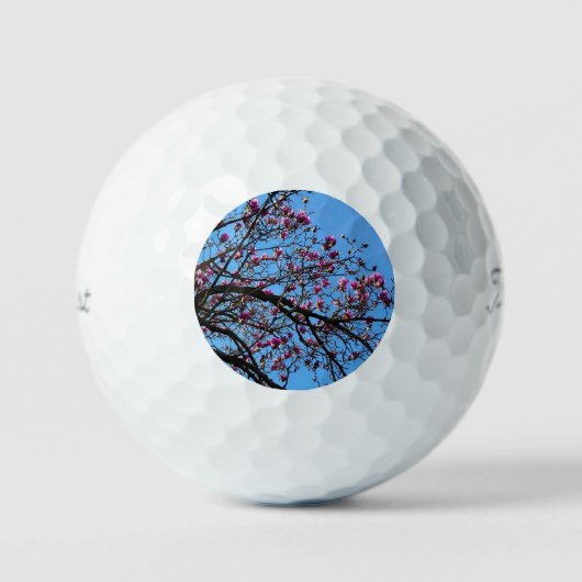 Balles De Golf Arbre tulipe en fleur (Recto)