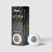 BALLES DE GOLF ARBRES D'AUTOMNE (Emballage)