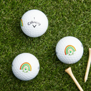 Balles De Golf Arc-en-ciel irlandais chanceux