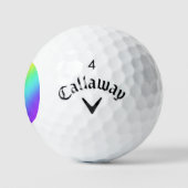Balles De Golf Arc-en-ciel personnalisé (Logo)