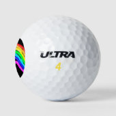 Balles De Golf Arc-en tiré (Logo)